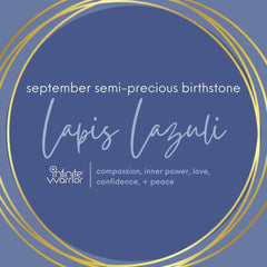 Lapis Lazuli healing bracelet on display - wisdom and intuition crystal jewelry