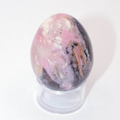 Strawberry Opal egg crystal symbolizing new beginnings