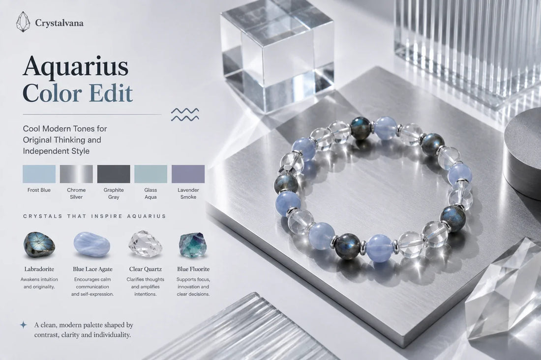 Aquarius Lucky Colors & Crystal Bracelet Matching Guide (2026)