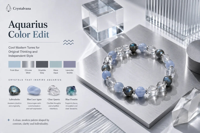 Aquarius Lucky Colors & Crystal Bracelet Matching Guide (2026)