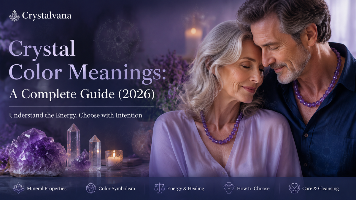 Crystal color meanings and healing properties guide 2026 – Crystalvana