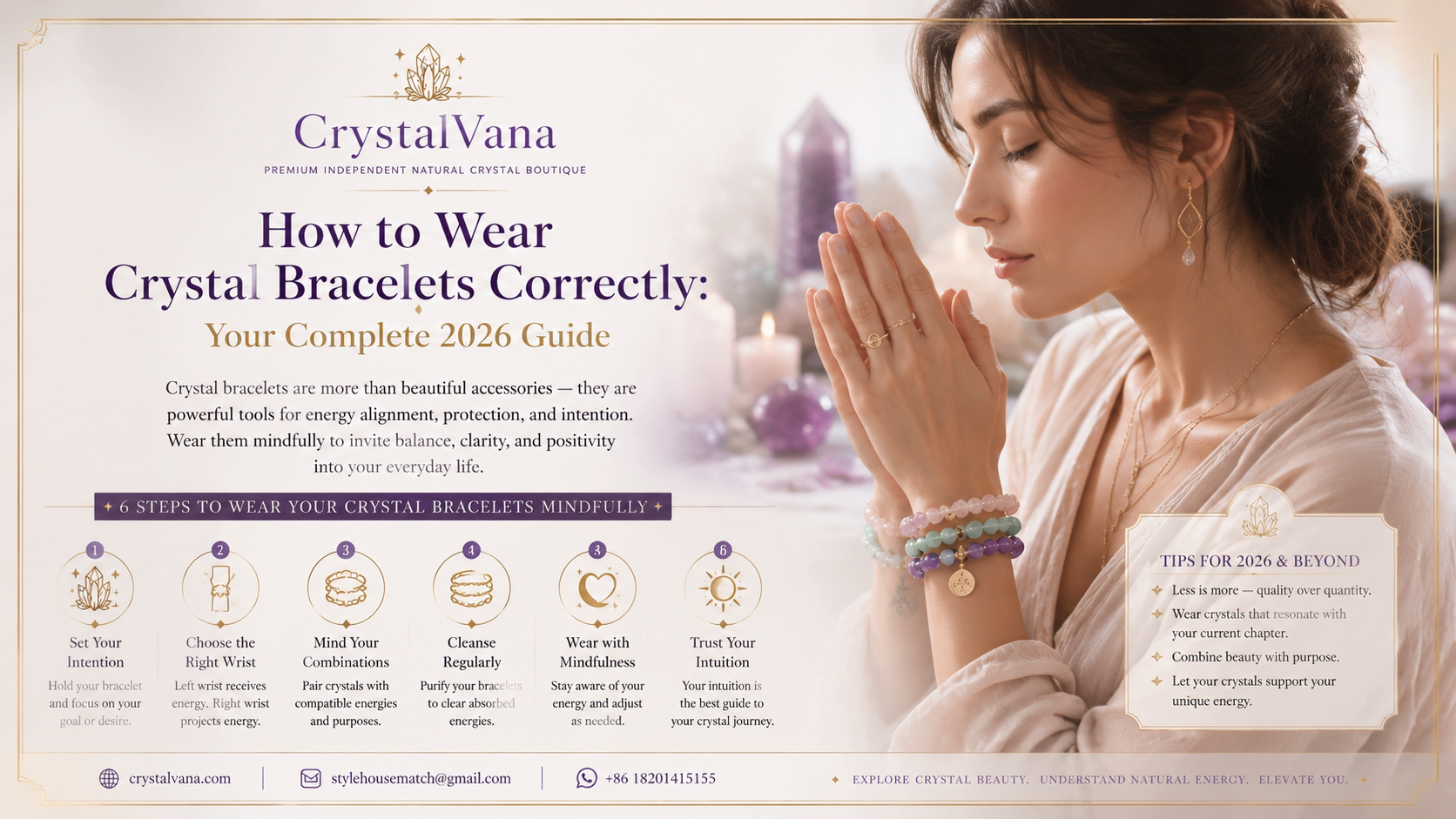 How to Wear Crystal Bracelets Correctly: Your Complete 2026 Guide