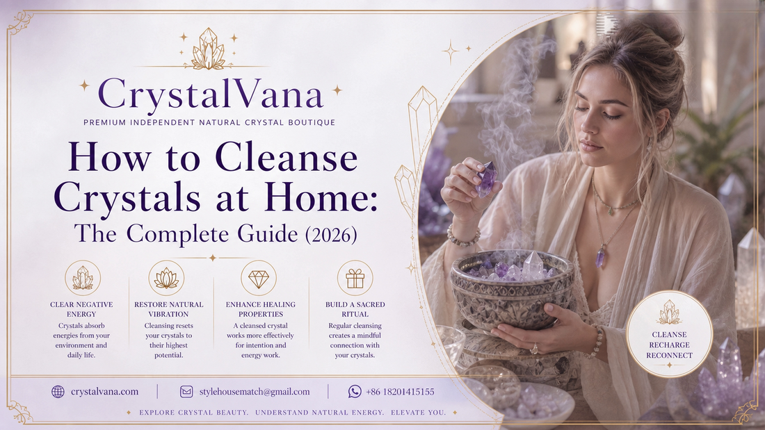 How to Cleanse Crystals at Home: The Complete Guide (2026)