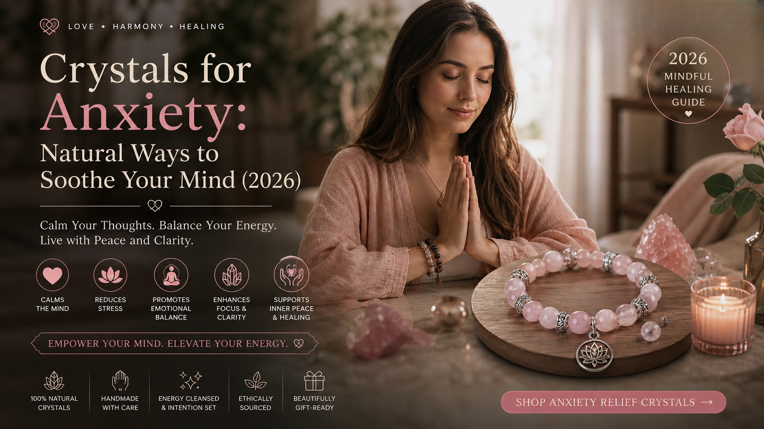 Crystals for Anxiety: Natural Ways to Soothe Your Mind (2026)