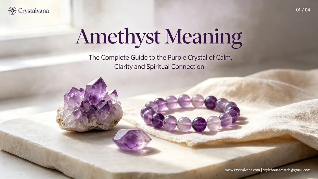 Amethyst crystal meaning guide overview purple crystals spiritual connection