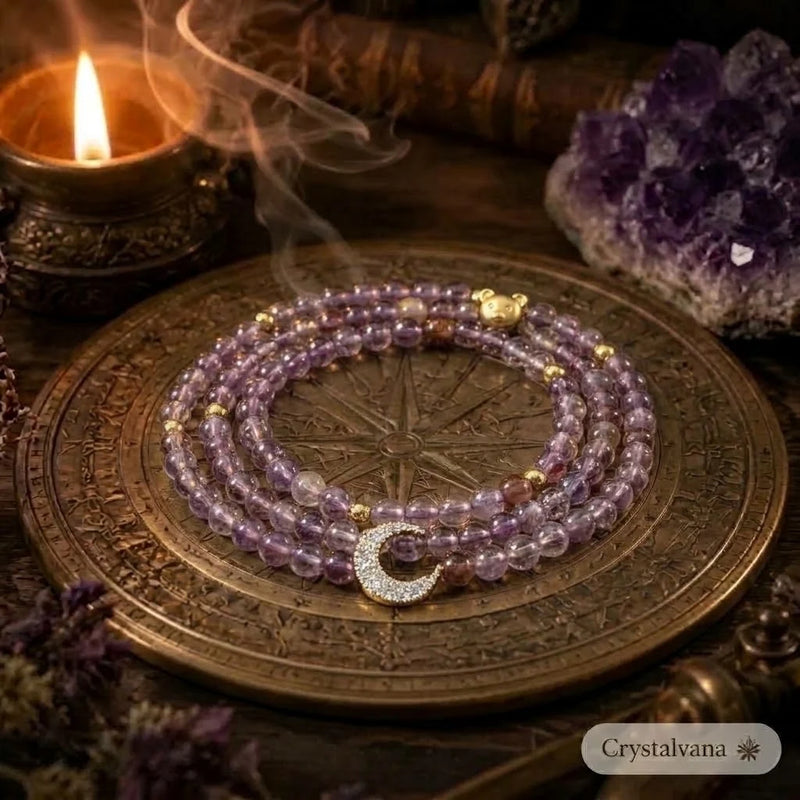 Cleansing vs charging crystal bracelet guide with natural stone bracelets ready for care