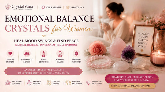 Emotional Balance Crystals for Women - Heal Mood Swings with Amethyst