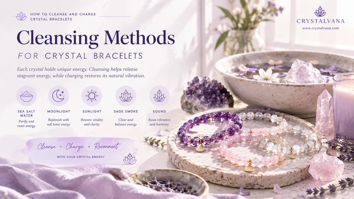 How to Cleanse and Charge Crystal Bracelets: A Beginner's Guide (2026)