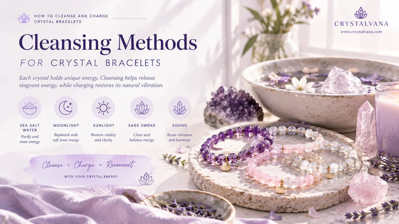 How to Cleanse and Charge Crystal Bracelets: A Beginner's Guide (2026)