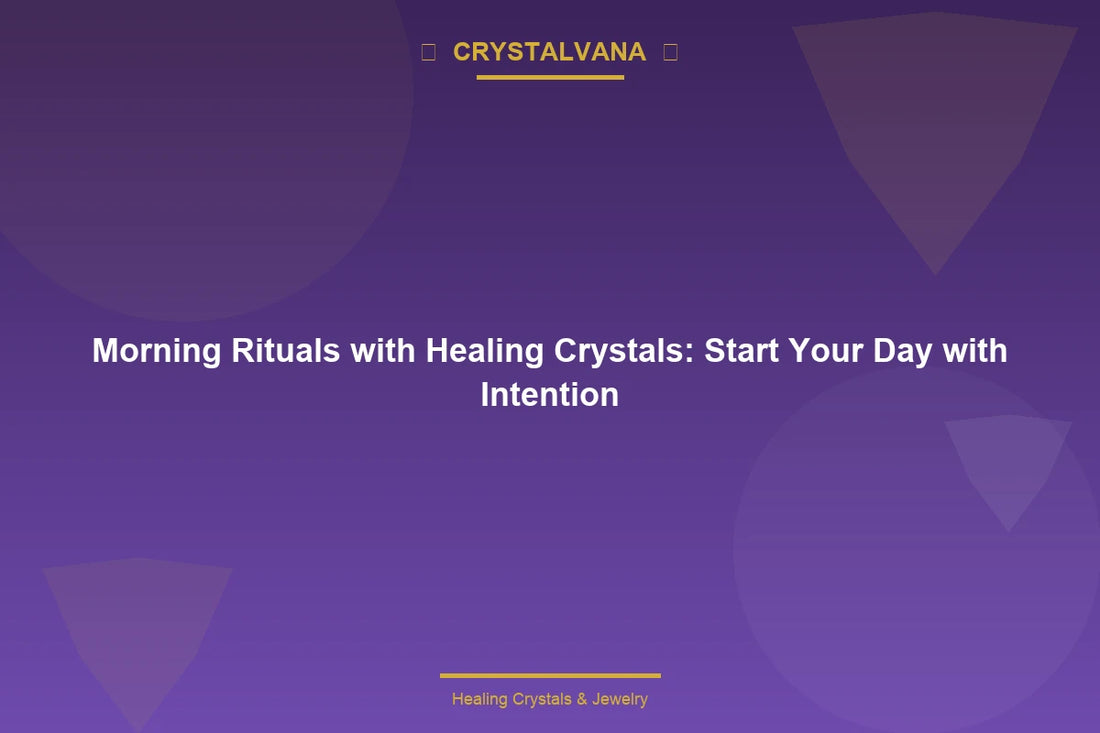 Morning Rituals with Healing Crystals