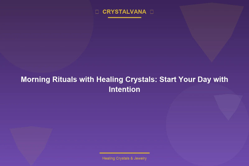 Morning Rituals with Healing Crystals