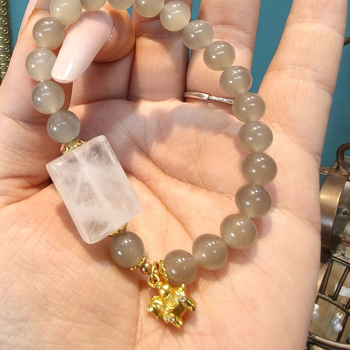 Hetian Jade Bracelet Beads - Crystalvana