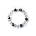 Spring Veil — Green & White Crystal Bracelet | Crystalvana