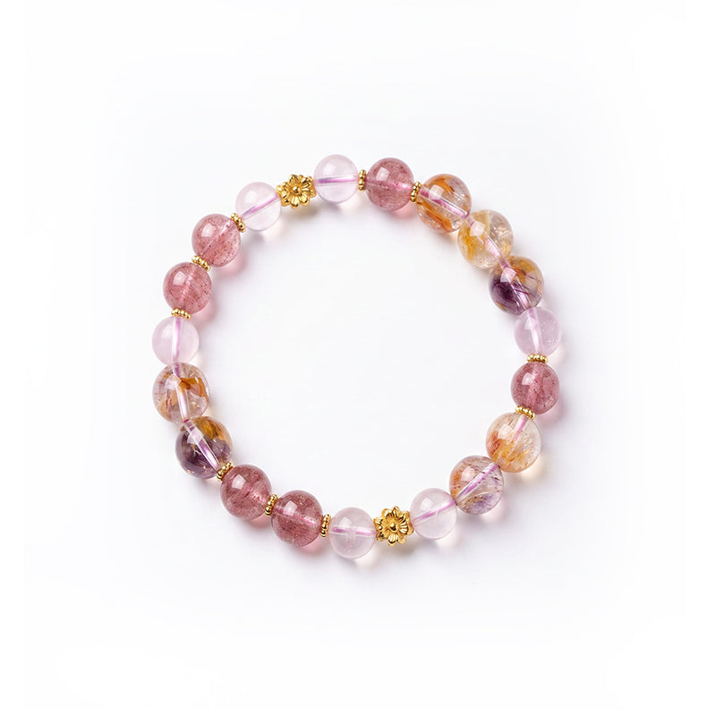 Sunset Blossom Bracelet — Love, Bloom & Glow. | Crystalvana