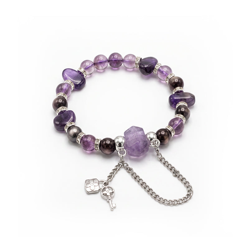 Soul Guardian — Raw Amethyst Bracelet | Crystalvana