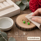 Natural Jade Imperial Green 10mm Donut Earrings - Crystalvana