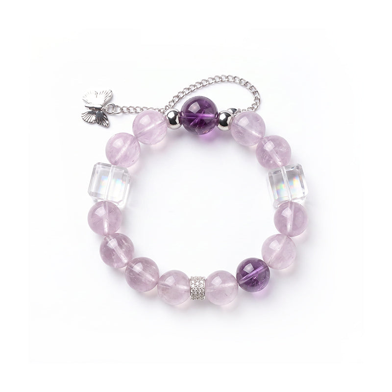 Violet Dream Bracelet — Calm, Clear & Wrapped in Love. | Crystalvana