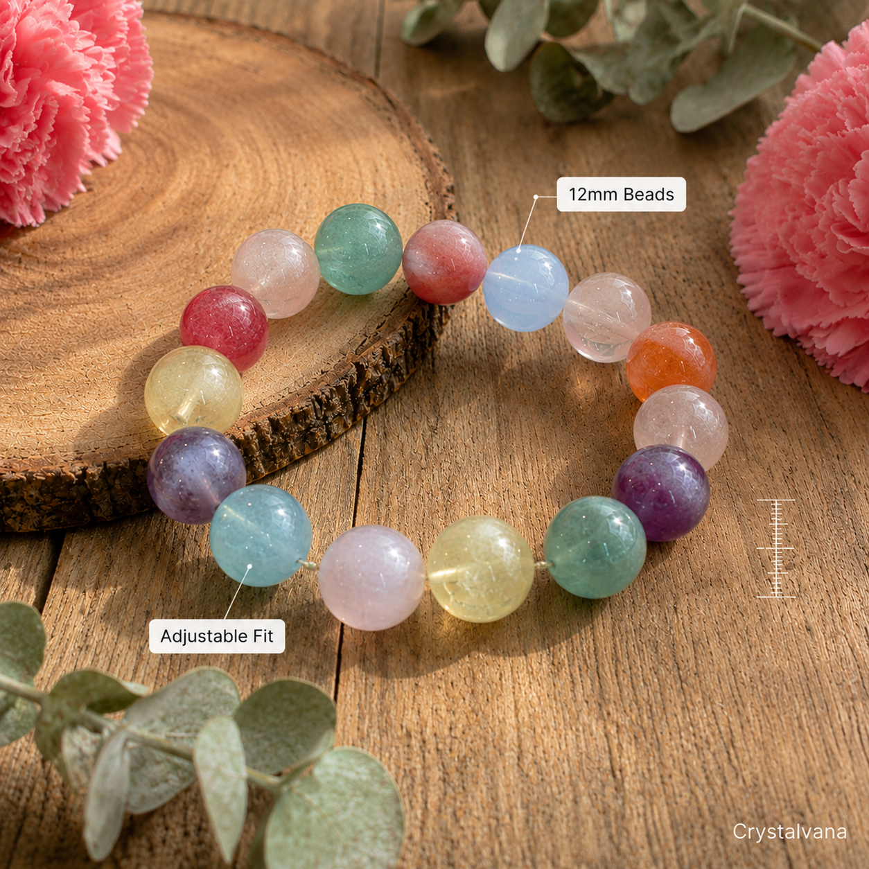 Natural Amethyst Aquamarine Multi Bracelet - Crystalvana