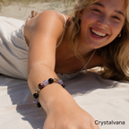 Natural Super Seven Amethyst Multi Bracelet - Crystalvana