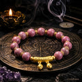 Natural Rhodonite Healing Crystal Bracelet - Crystalvana