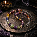 Black Gold Super Seven Necklace | Rare Healing Crystal | Crystalvana