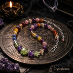 Black Gold Super Seven Necklace | Rare Healing Crystal | Crystalvana