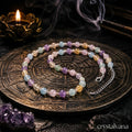 Natural Crystal Multi-Gemstone Bracelet & Necklace Set - Crystalvana