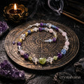 Pastel Multi-Gemstone Crystal Choker | Dopamine Mood Booster | Crystalvana