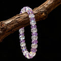 Amethyst crystal bracelet wealth prosperity good luck healing stone jewelry by Crystalvana