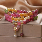 Tourmaline bracelet in gift packaging — healing crystal bracelet for positive energy by Crystalvana