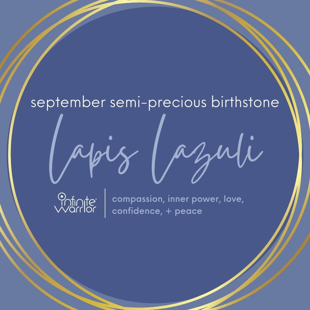Lapis Lazuli healing bracelet on display - wisdom and intuition crystal jewelry