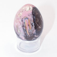 Rare Strawberry Opal egg crystal with vibrant natural flash - AAA quality by Crystalvana