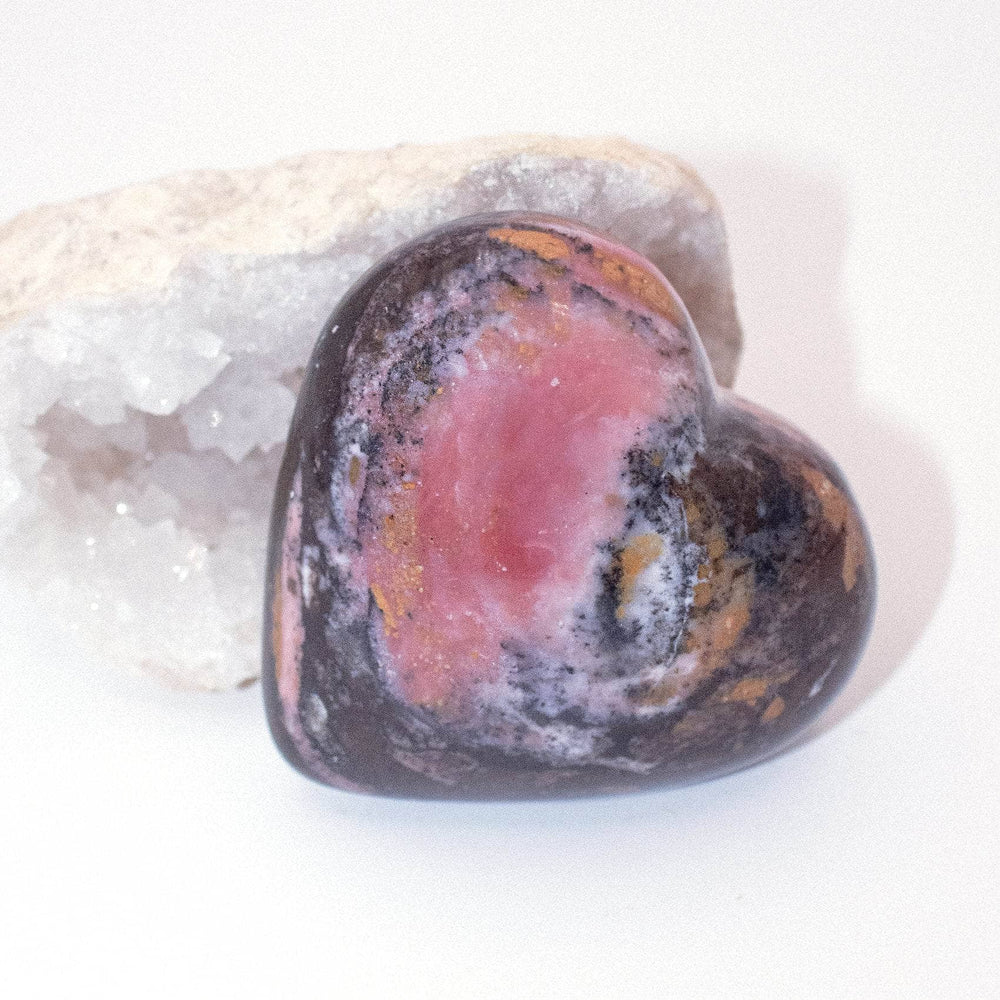 Strawberry Opal heart shape with stunning natural color play