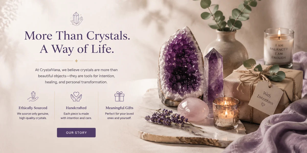 Ametrine and rutile amethyst healing crystals