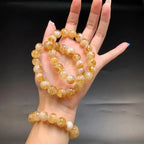 Natural Citrine crystal bracelet for abundance and confidence, Crystalvana