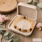 Citrine Tiger Eye Bracelet 8