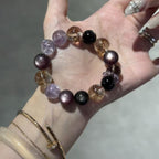 Natural Super Seven Amethyst Multi Bracelet - Crystalvana