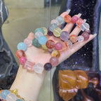 Natural Amethyst Aquamarine Multi Bracelet - Crystalvana