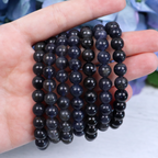 Natural Iolite bead detail – each stone is one of a kind