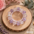 Lavender Amethyst Rose Bracelet Crystalvana 2