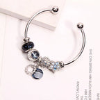 Handcrafted Blue Moon & Star Wish Bracelet | Crystal Jewelry - Image 4