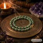 Natural Hetian Jade Cat Eye Pearl Necklace | Harmony, Luck & Elegance | Crystalvana