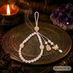 Rose Quartz Crystal Phone Charm | Love & Harmony | Crystalvana