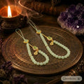 Hetian Jade Crystal Phone Charm | Peace, Serenity & Protection | Crystalvana