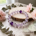Sweet Amethyst White Bracelet Crystalvana